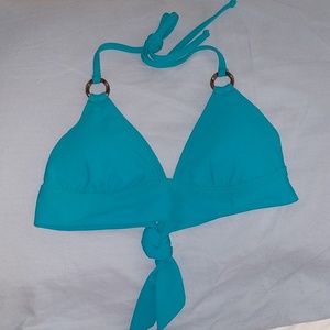 Turquoise Hustler style bikini